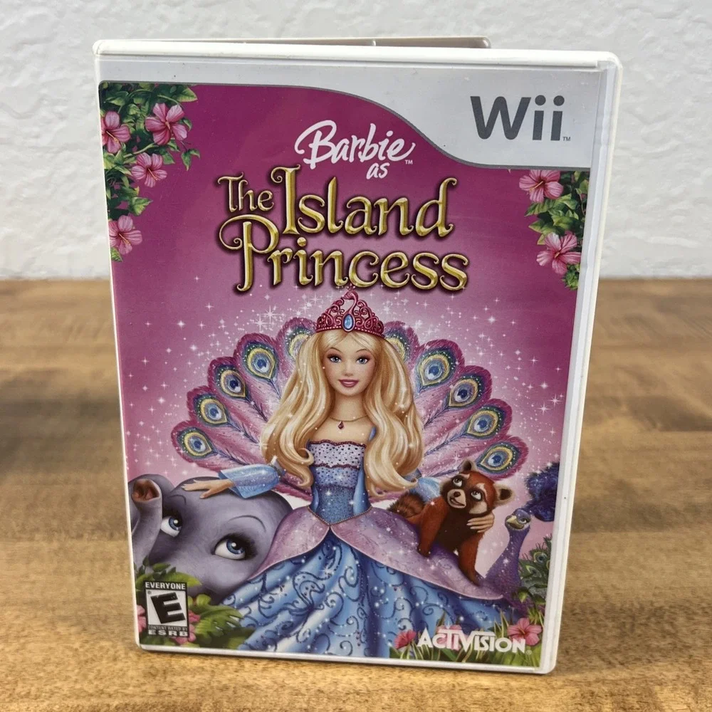 Barbie Horse Adventures: Riding Camp & The Island Princess Lot Nintendo Wii CIB